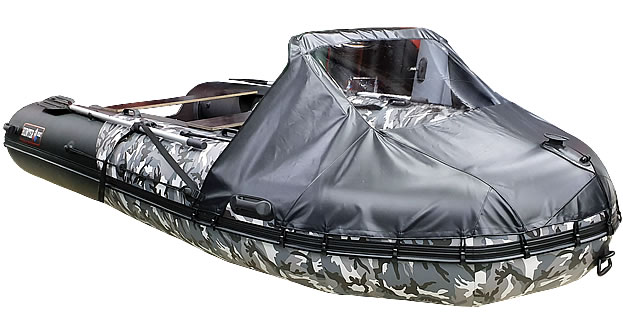 Носовой тент для лодки Хантер 330 ПРО