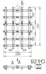 Каркас для шестиместных катамаранов Спорт-6, Турист-6,Турист-6ПВХ